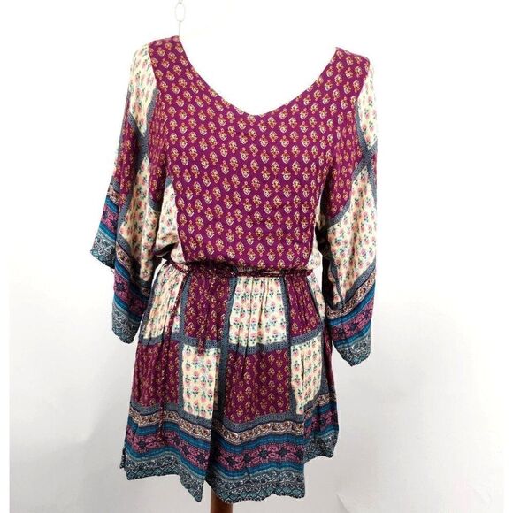 American Eagle Flowy Floral Boho Tunic Top or Dress Oversized XXS will fit Small - Picture 1 of 6